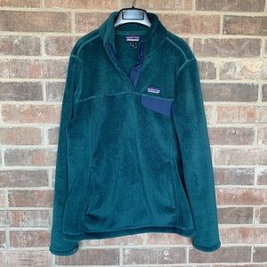 Patagonia Snap-T Pullover, Teal, Large